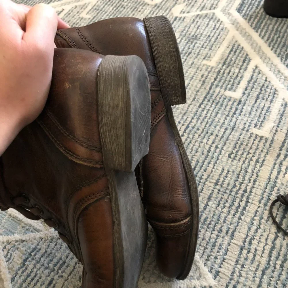 Steve Madden Troopa Combat Boot Brown Size 8.5 - Picture 6 of 6